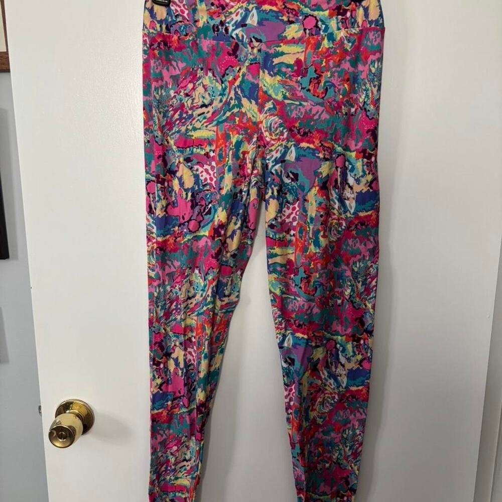 Vintage Style Retro 90s Vibe Butter Soft Fabulegs Leggings Women's Small